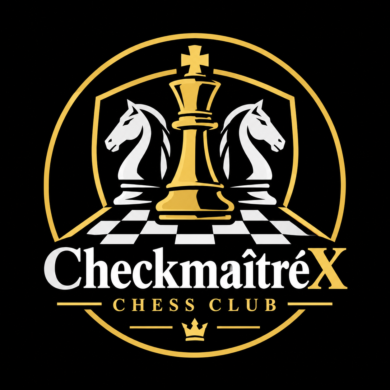 CheckmaîtréX Chess Club logo